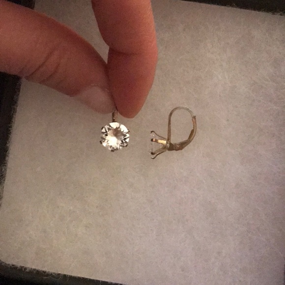 Alex and Ani (+) Energy Crystal drop Earrings - Picture 4 of 6